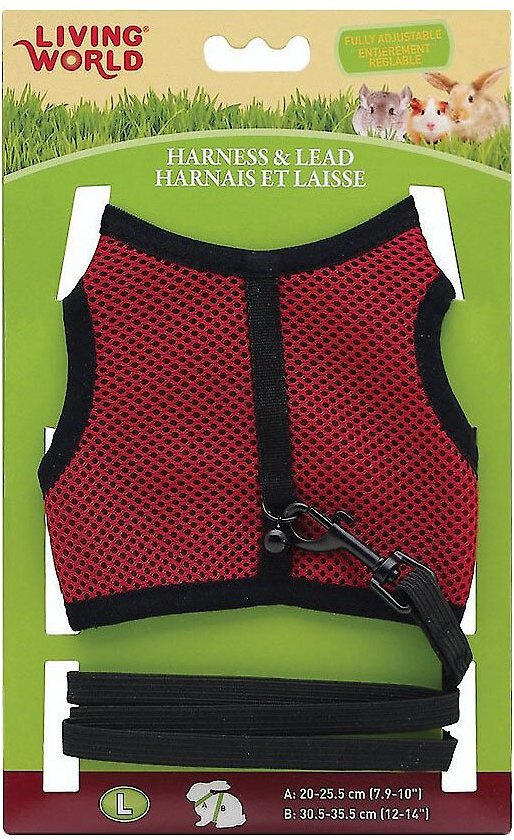10. Living World Small Animal Harness and Leash