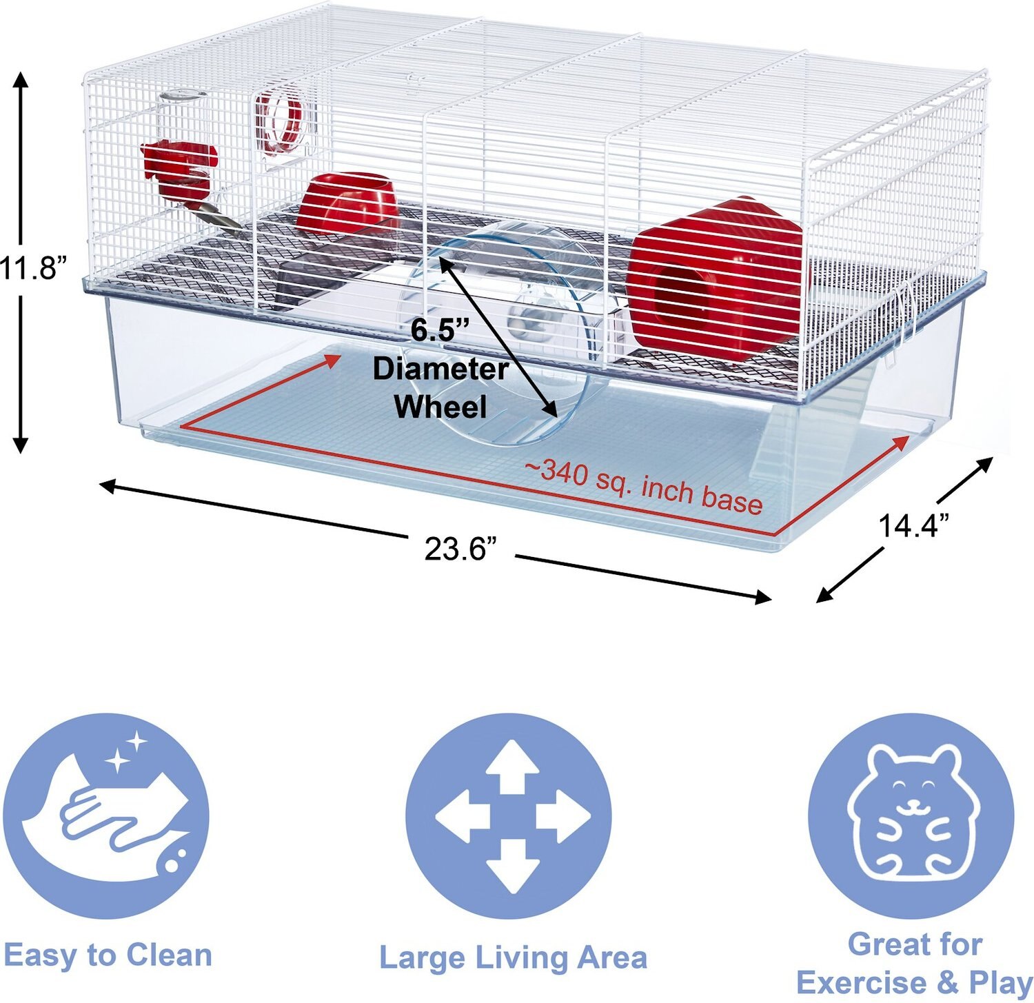 9. MidWest Brisby Hamster Cage