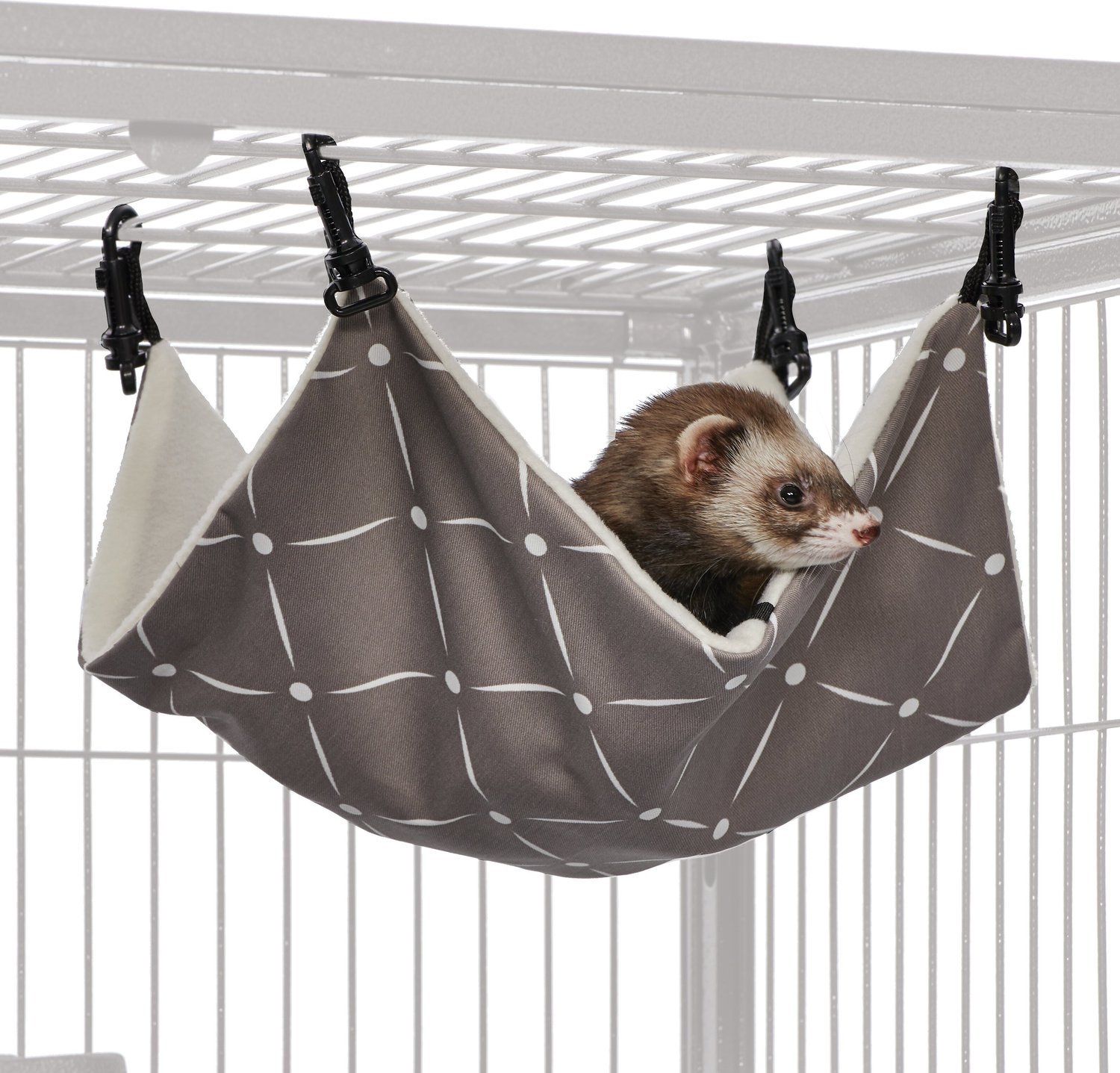 3. MidWest Nation Hanging Hideaway Ferret Hammock
