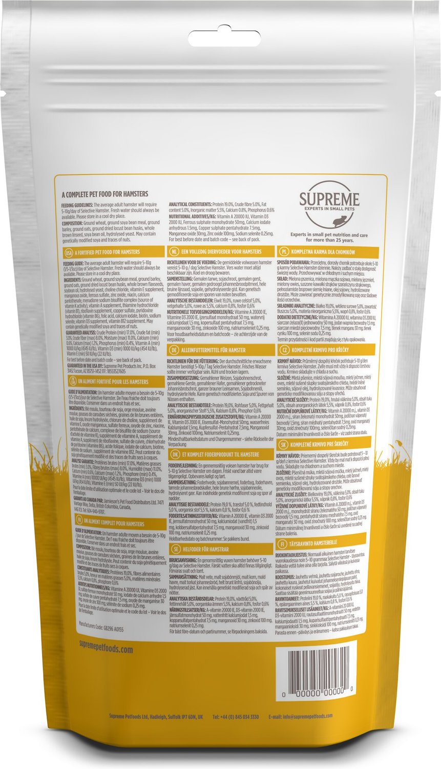 2. Science Selective Complete Hamster Food