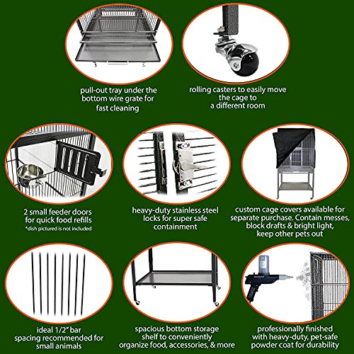 10. BRISBANE Large Metal Cage