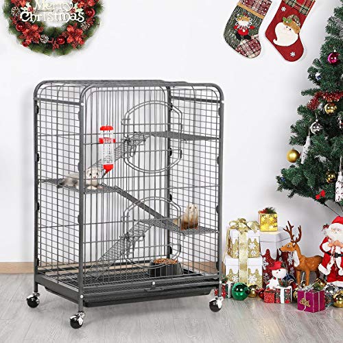 7. Yaheetech Metal Ferret & Chinchilla Cage