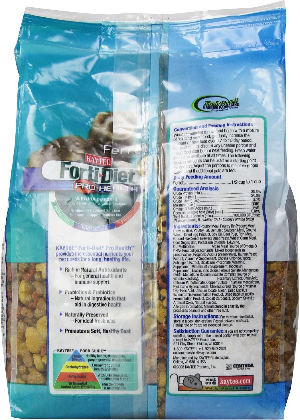 3. Kaytee Forti-Diet Pro Health Ferret Food