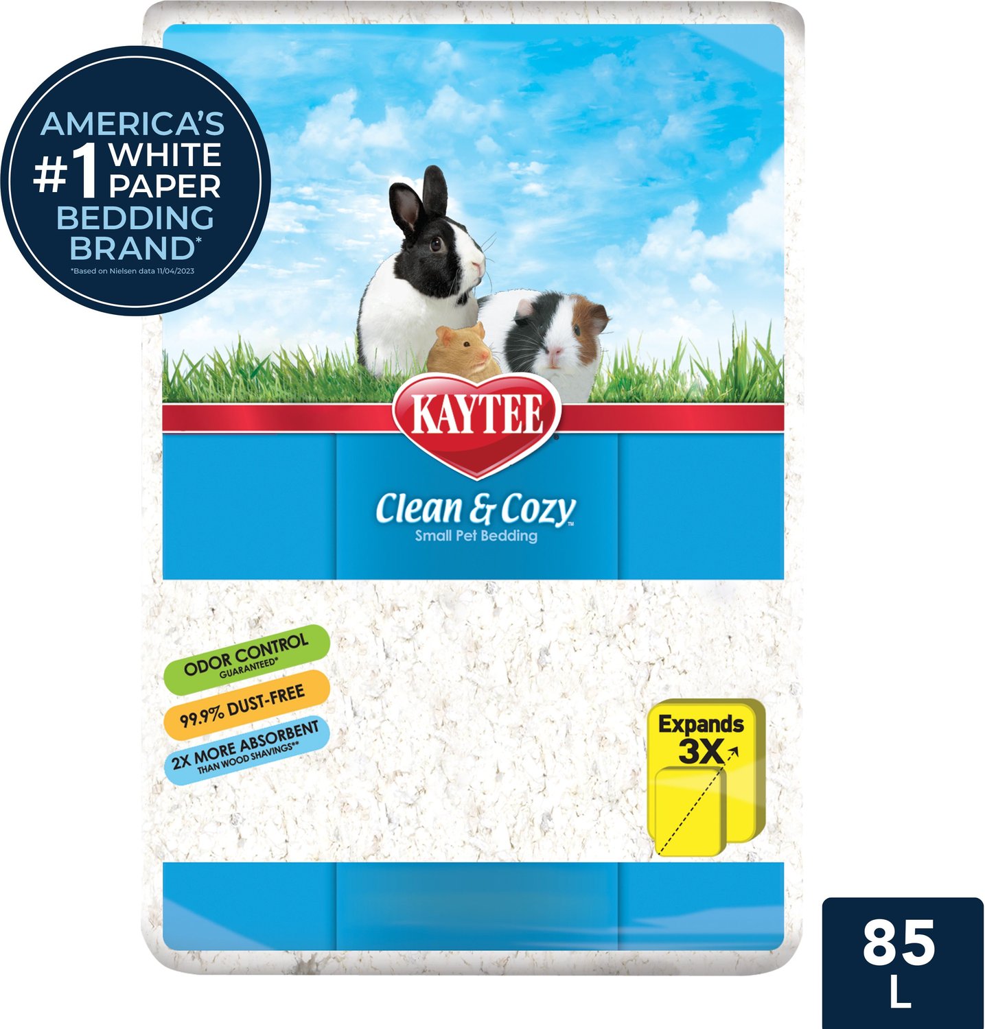 1. Kaytee Clean & Cozy Small Animal Bedding